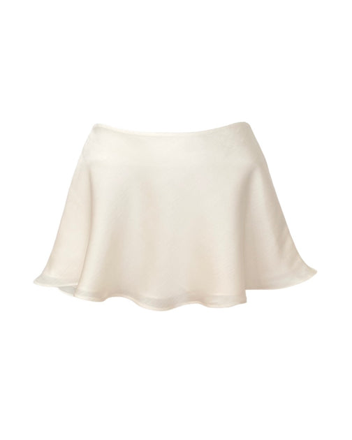 White skater skirt top in store