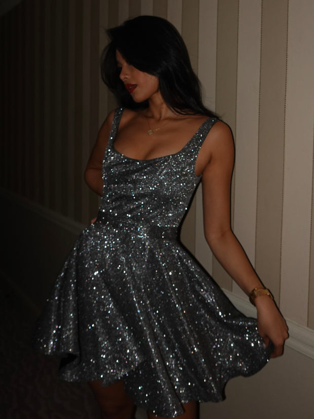 The Sparkly Mini Scarlett Dress