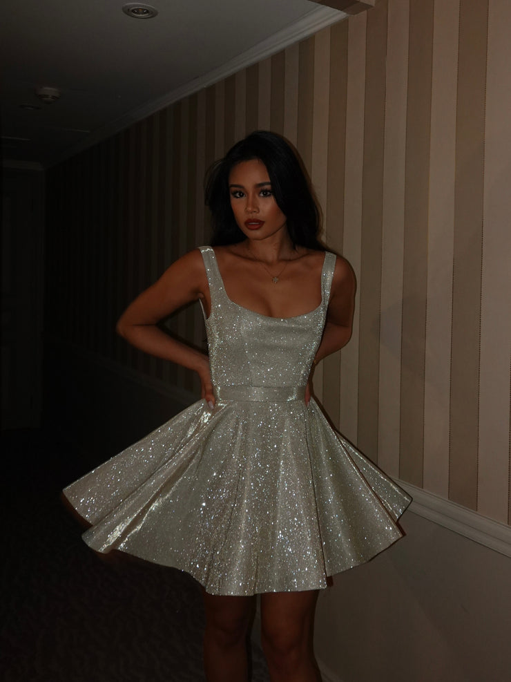 The Sparkly Mini Scarlett Dress