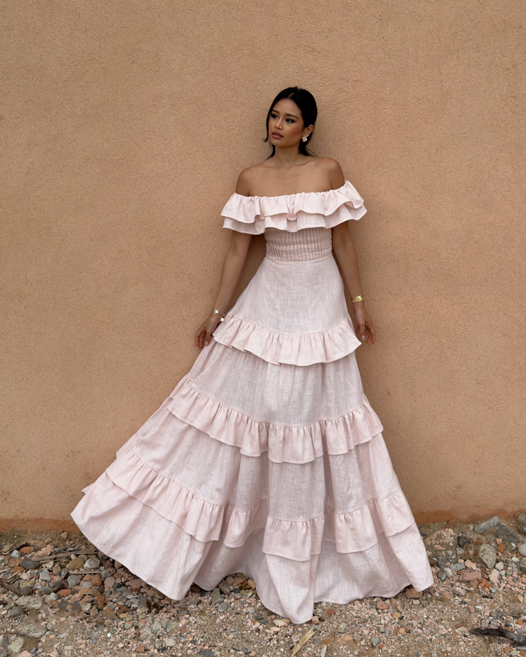 Maxi Dress Paris Lace Dress Bardot AX Paris Lace Bardot Fold Over