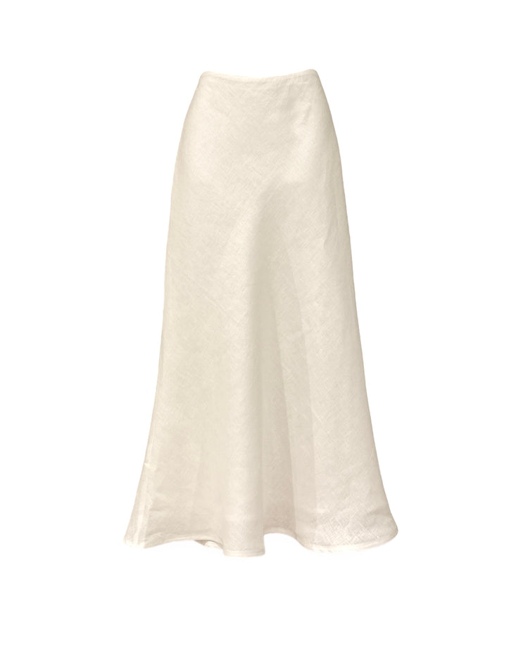 Arya Midi Skirt in Linen