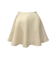 ♡ Lyra Mini Bias-cut Linen Skirt