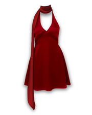 The Marilyn Mini Dress in Red