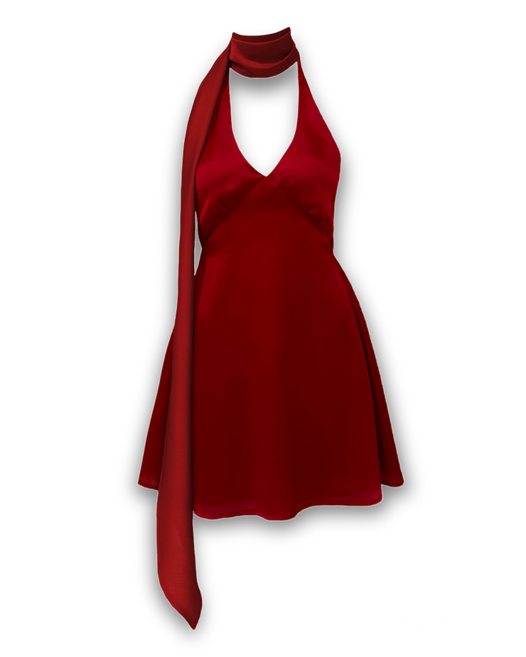 The Marilyn Mini Dress in Red