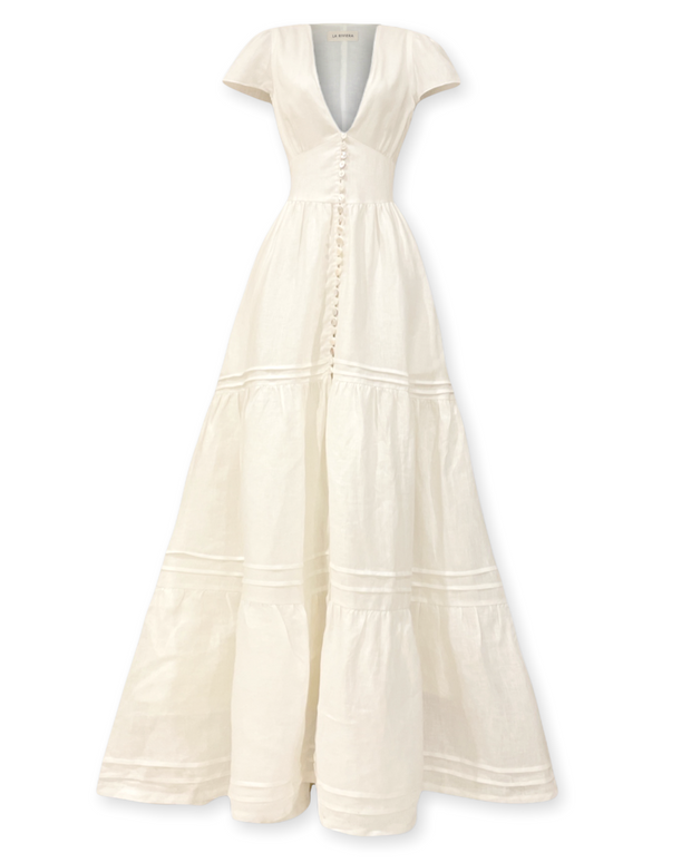 Ramatuelle Maxi Dress in Pure Linen